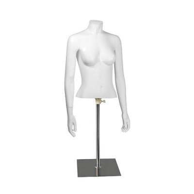 JFW-1TW Торс женский с подставкой. Цвет: Белый