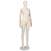 JWP-13QFW Манекен женский с шарнирными руками. Цвет: Светлый лён
