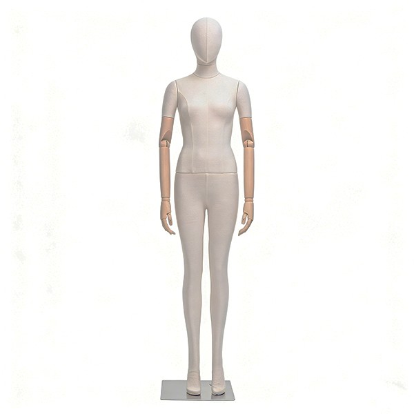 NF-1F Манекен женский с шарнирными руками. Цвет: Светлый лён