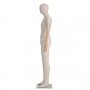 NM-1F Манекен мужской с шарнирными руками. Цвет: Светлый лён
