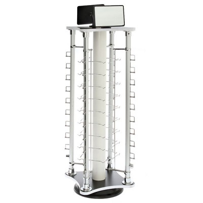 HG-7409 Стойка для очков, вращающаяся с замками. 36 мест. H=950мм