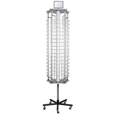 HG-7516 Стойка для очков, вращающаяся, с замками 80 мест