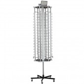 HG-7616 Стойка для очков, вращающаяся, с замками 96 мест