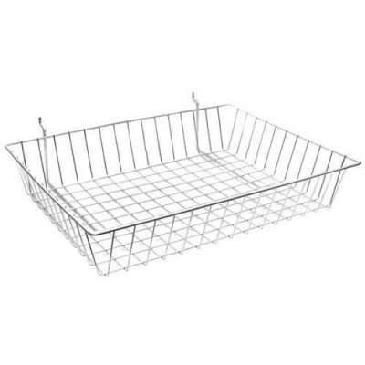 D-197 Корзина на перфопанель. 520*390*100мм. Цвет: Цинк