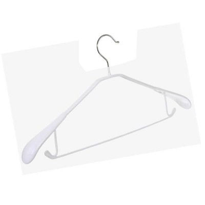 AM-502 (AM-445) Вешалка виниловая L=440мм. С перекладиной. Цвет: Чёрный AM-502 (AM-445) Вешалка виниловая L=440мм. С перекладиной. Цвет: Чёрный