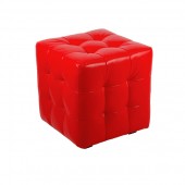 ПЛ-01 Банкетка "Куб-прошитый" Цвет: Красный