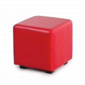 ПФ-01 Банкетка "Куб" Цвет: Красный